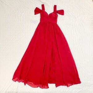 Azazie Lianne Scarlet Red Formal Gown | A0